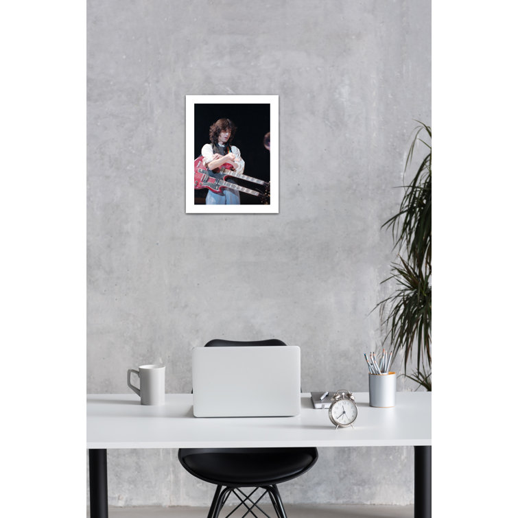 Globe Photos Entertainment Jimmy Page Folding His Sleeve At ARMS